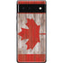 Canadian Flag Dark Wood Google Pixel 6 Skin